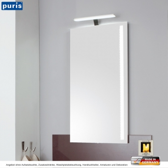 Puris for guests Badspiegel 40 cm mit Lichtfenster rechts 