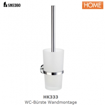 Smedbo HOME WC-Bürste mit Behälter Porzellan mattglas - HK333 